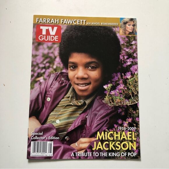 TV Guide Michael Jackson/Farrah Fawcett Magazine - Picture 1 of 1